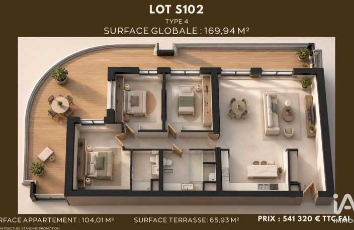 Vente Appartement 7 pièces — photo 2