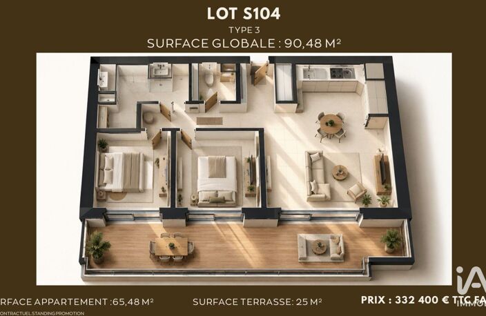Vente Appartement 6 pièces — photo 2