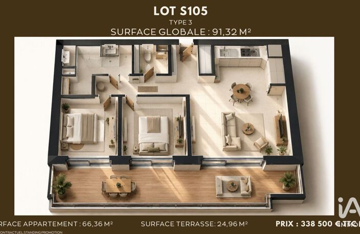 Vente Appartement 6 pièces — photo 2