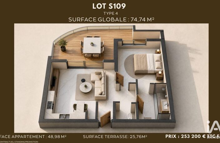 Vente Appartement 5 pièces — photo 2