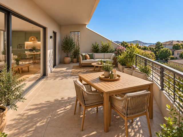 La Ciotat - T2 de 35 m² et terrasse de 10m² — photo du bien