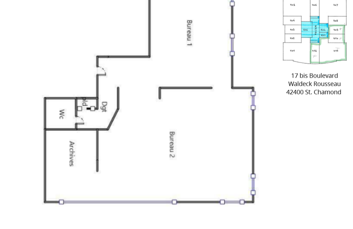 Vente Boutique/Local commercial 92 m&sup2; — photo 3