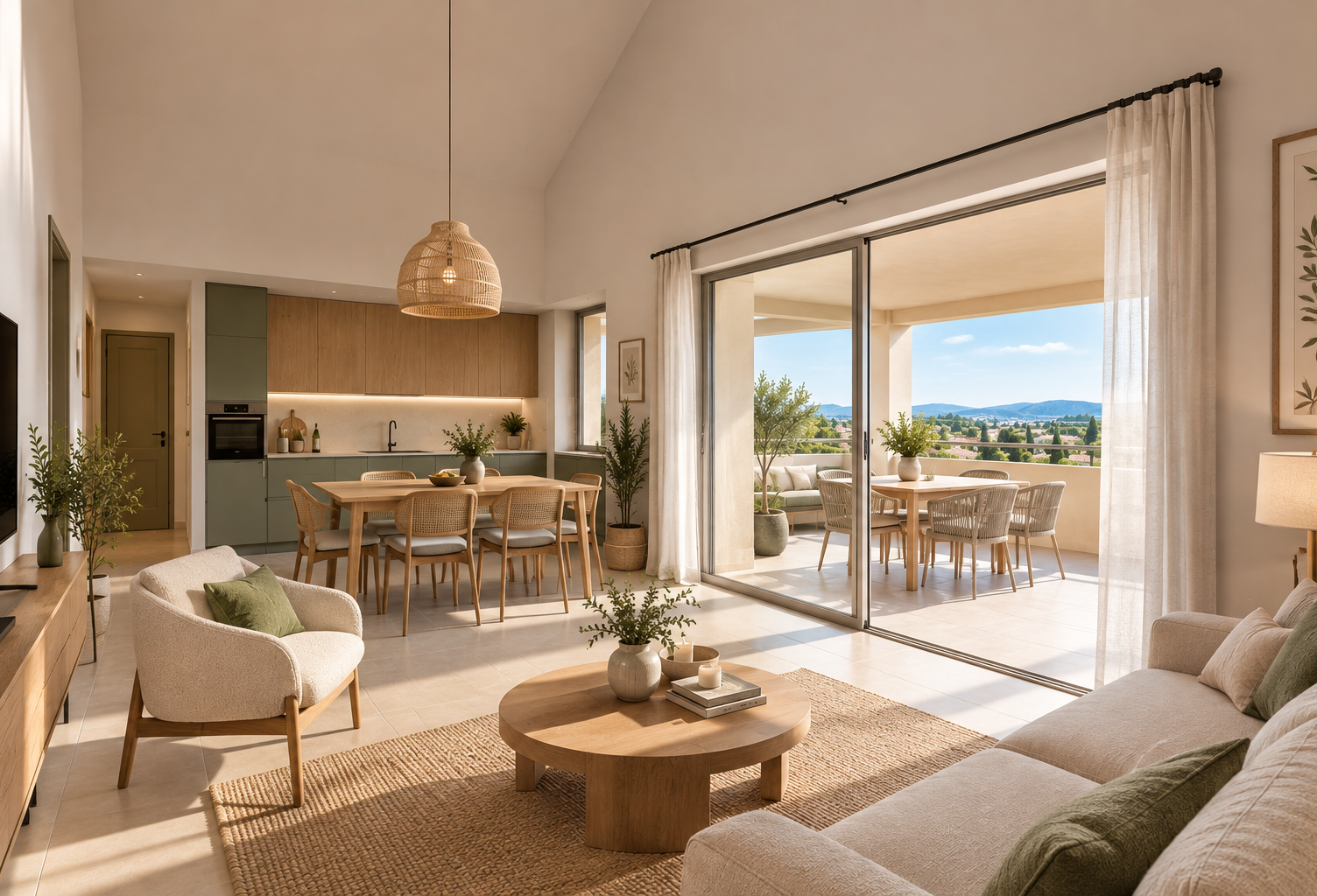 - T3 EN DERNIER ETAGE AVEC TERRASSE - CENTRE ROGNES — photo 1