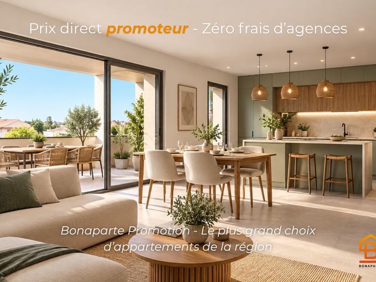 - MÈZE – BEAU 3 PIECES NEUF - PROCHE DU CENTRE - RESIDENCE INTIMISTE — photo 1