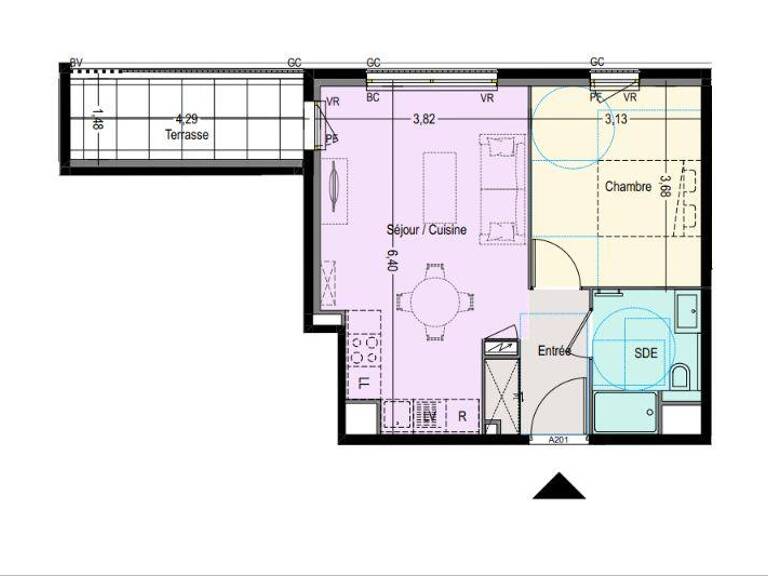 Vente Appartement 2 pièces — photo 1