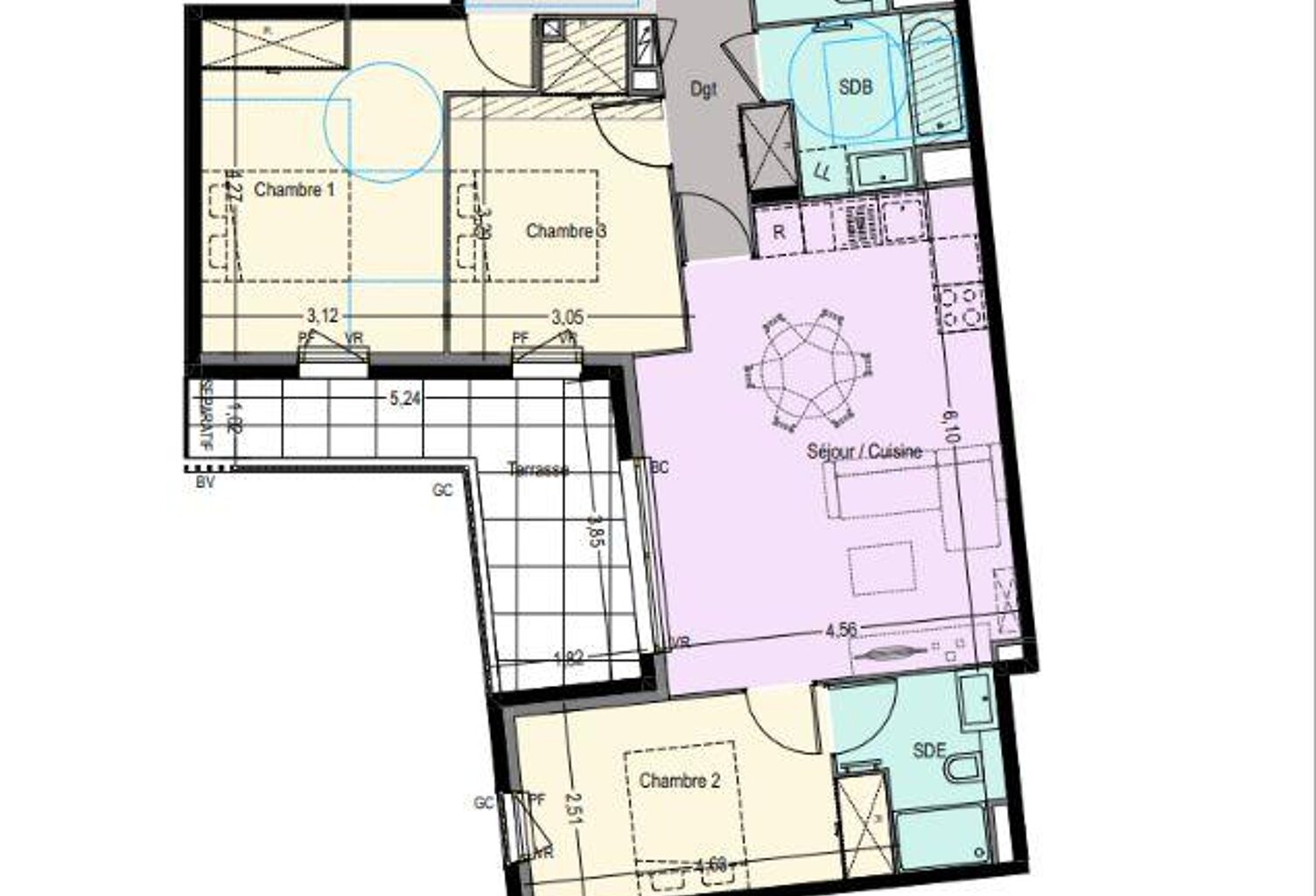 Vente Appartement 4 pièces — photo 1