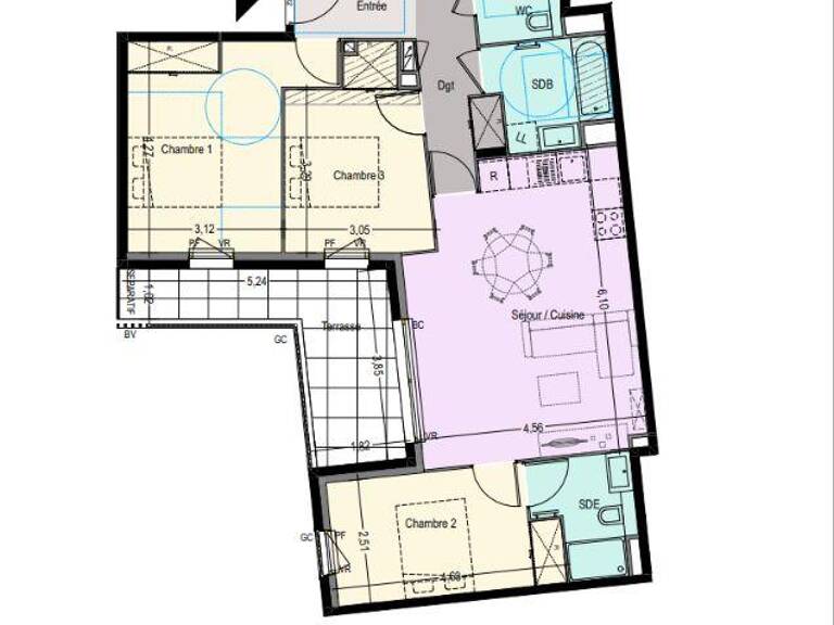 Vente Appartement 4 pièces — photo 1
