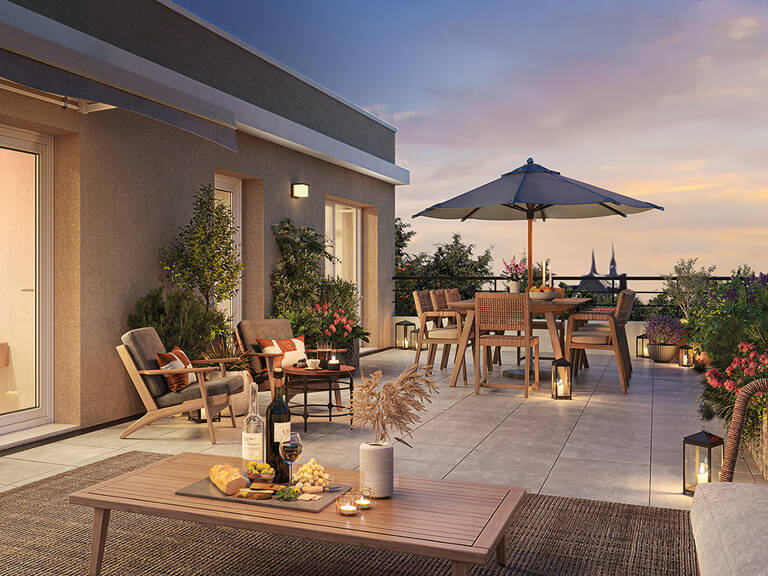 BIEN D'EXCEPTION A ESCHAU: T5 EN ATTIQUE AVEC SUITE PARENTALE & GRANDE TERRASSE  — photo 1