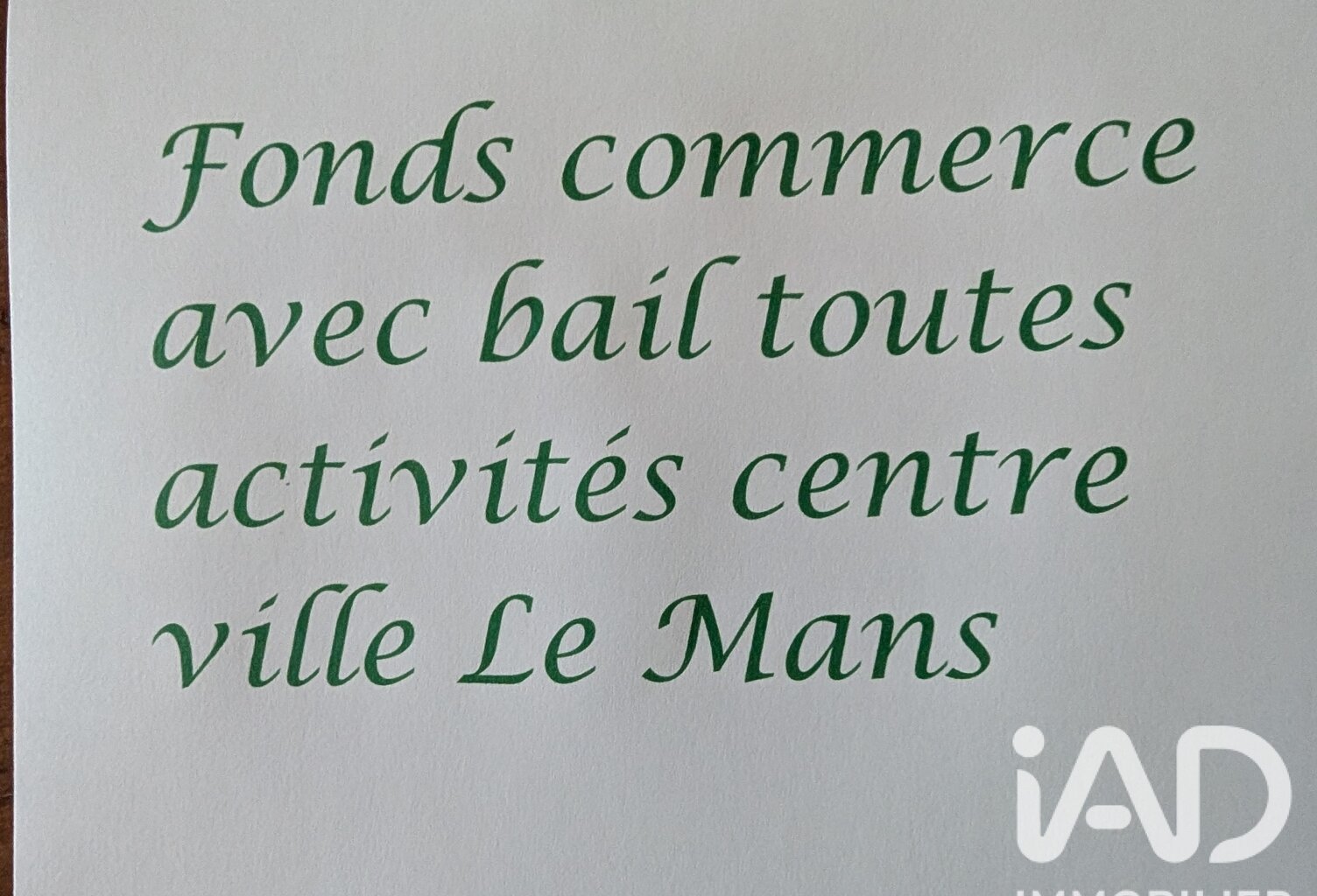 Vente Divers Commerces 60 m&sup2; — photo 1