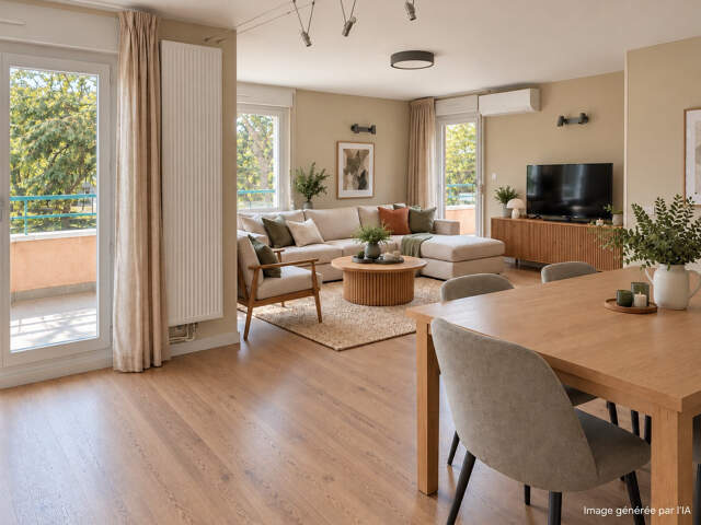 Beau T4 de 88 m2 en plein centre et au calme avec 3 chambres — photo du bien