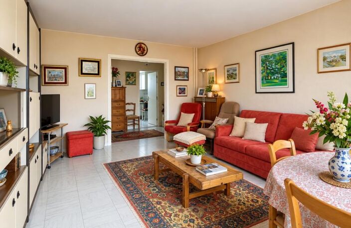 APPARTEMENT T3 - LE PECQ (78230) - BALCON - PARKING - CAVE - PROCHE COMMERCES ET ECOLES - VUE DÉGAGÉE — photo 3