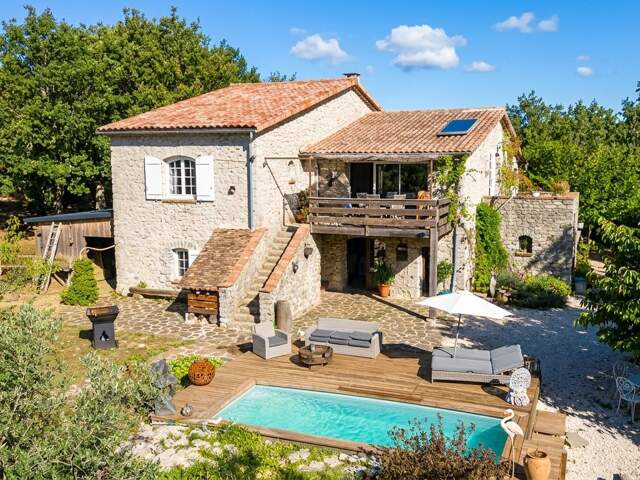 Mas en pierres LES VANS - terrain 1,8ha — photo du bien