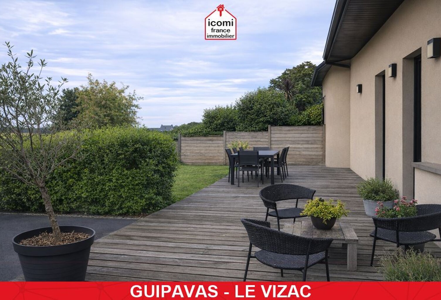 FINISTERE - Guipavas (29490) - A VENDRE - MAISON CONTEMPORAINE T5 DE 106M² AVEC PIECE DE VIE TRIPLE EN REZ DE JARDIN SUR +300M² DE TERRAIN ENVIRON - LIBRE JUILLET 2027 — photo 1