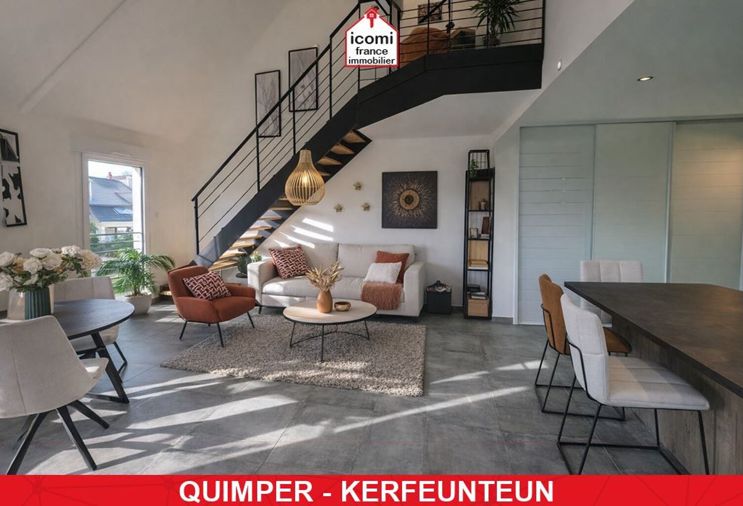 YVELINES - Montesson (78360) - A VENDRE - APPARTEMENT DUPLEX AU 1ER ET COMBLES DE 65 M² - PIECE DE VIE DE 35M - 1/2 COUCHAGES - PARKING - CALME - ESPACES COMMUNS ARBORES - RARE — photo 1
