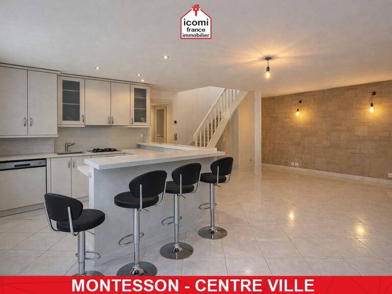YVELINES - Montesson (78360) - A VENDRE - APPARTEMENT DUPLEX AU 1ER ET COMBLES DE 65 M² - PIECE DE VIE DE 35M - 1/2 COUCHAGES - PARKING - CALME - ESPACES COMMUNS ARBORES - RARE — photo 1