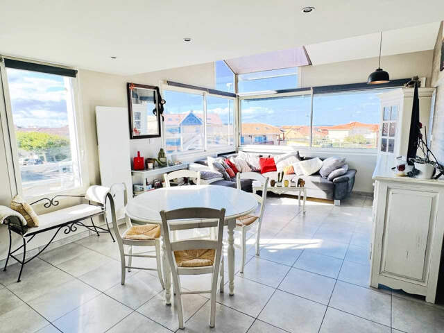 BISCARROSSE PLAGE   Charmant duplex T3 rénové avec vue sur l'océan — photo du bien