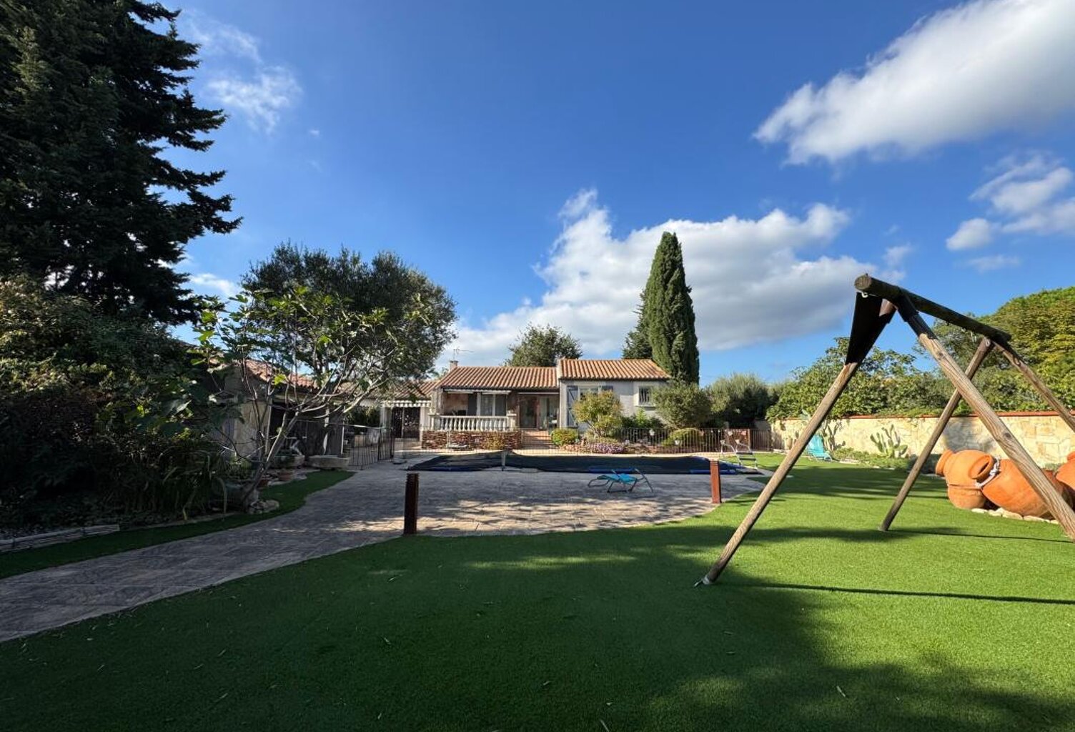 Plain-pied avec piscine et jardin sans vis-à-vis à Caux — photo 1