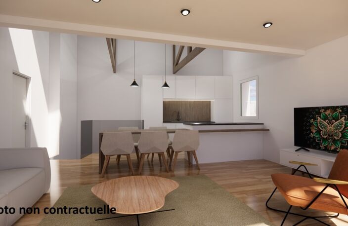 A vendre-appartement Loft 3 pièces-dernier étage-67,40 m2-Terrasse de 12m2-2 chambres-Quartier Mouzaïa- L7bis-L11 — photo 3