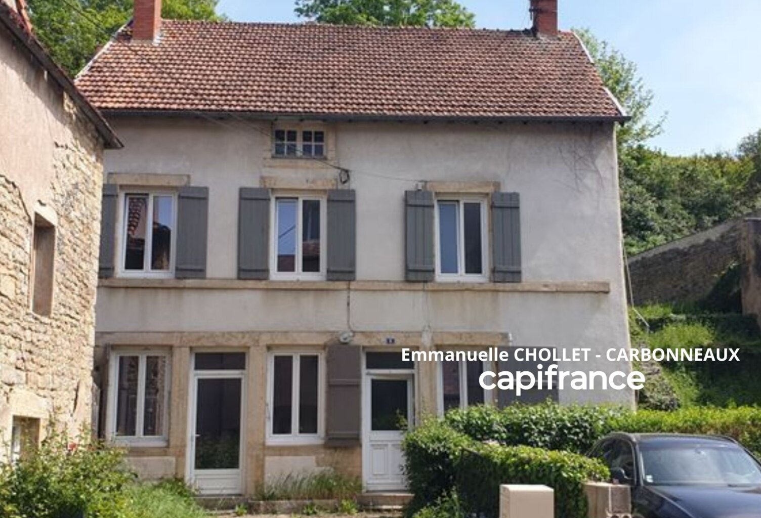 VITTEAUX – MAISON D’ENVIRON 140 M² AVEC JARDIN, DÉPENDANCE ET GRENIER AMÉNAGEABLE — photo 1