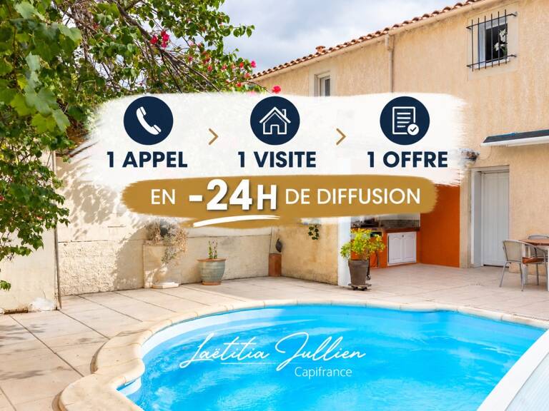 EXCLUSIVITÉ – MARSEILLE 11ᵉ – MAISON T4 AVEC PISCINE, JARDIN ET GARAGE – RÉSIDENCE SÉCURISÉE — photo 1