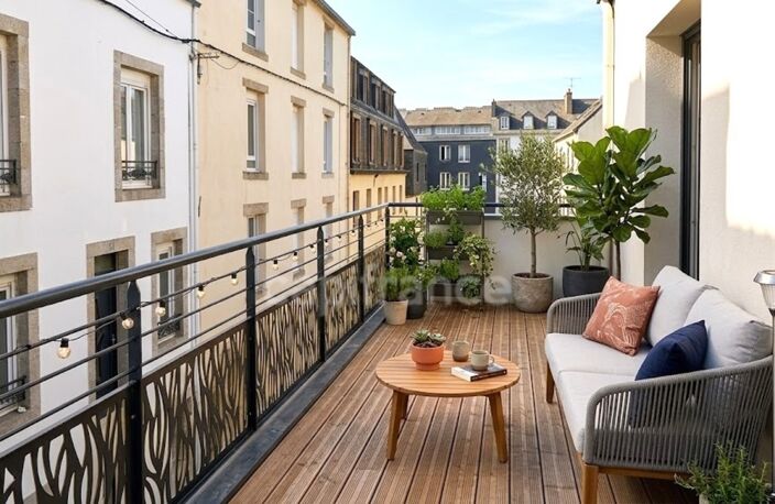 Quimper (29) - Maison centre ville de 75,21 m² habitable - 124 m² utiles - Terrasse - Double garage — photo 2