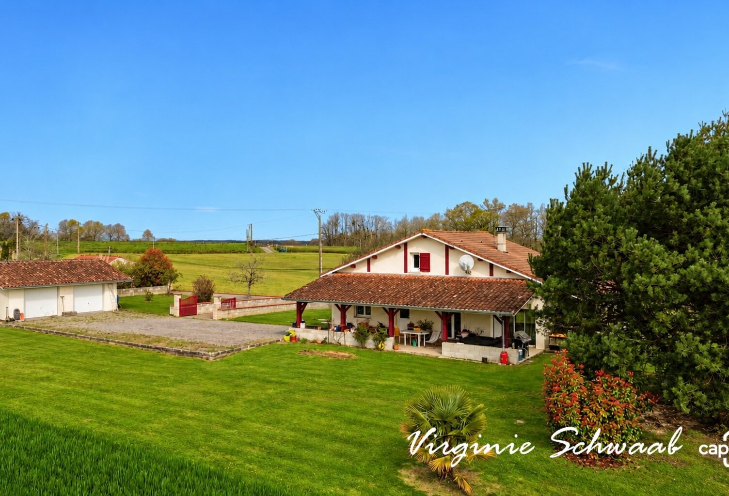 Maison à vendre 6 pièces GAMARDE LES BAINS (40) TERRAIN 1 863 m2 — photo 1