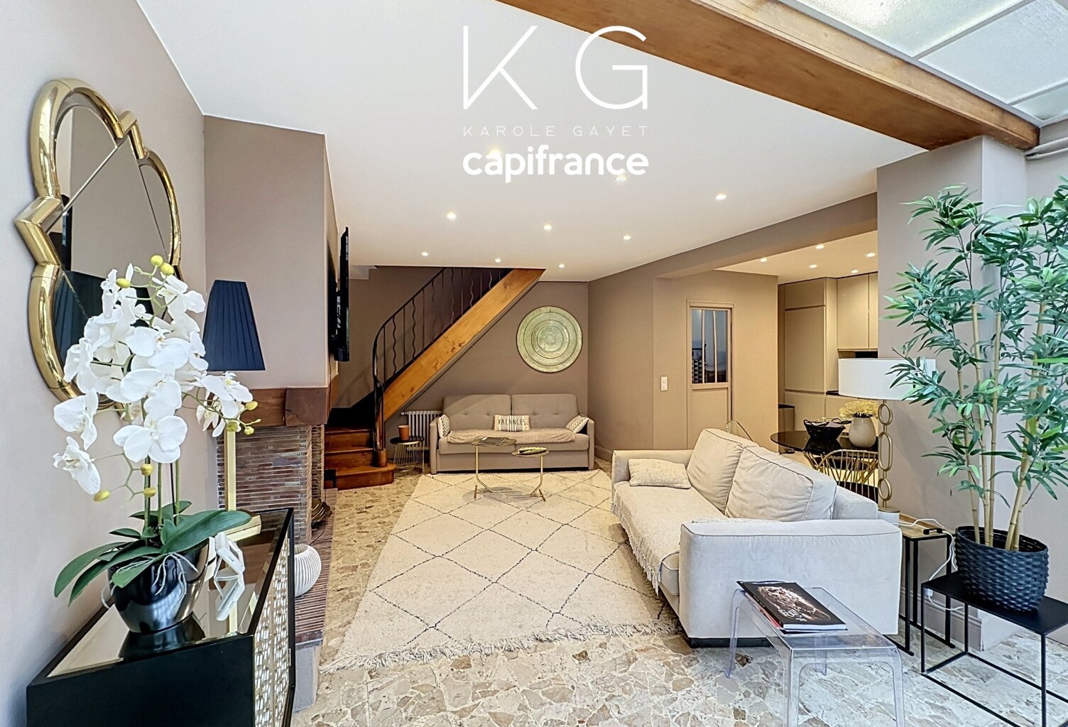 Deauville, proche place Morny, ravissante maison de ville à vendre 3 chambres avec terrasse de 34 m2 bien exposée — photo 1