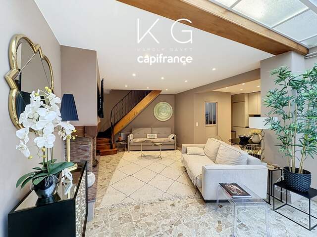 Deauville, proche place Morny, ravissante maison de ville à vendre 3 chambres avec terrasse de 34 m2 bien exposée — photo du bien