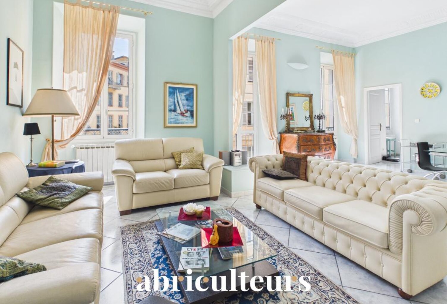 Superbe appartement traversant rénové en vente À 30 mètres du Port de Nice (06300) — photo 1