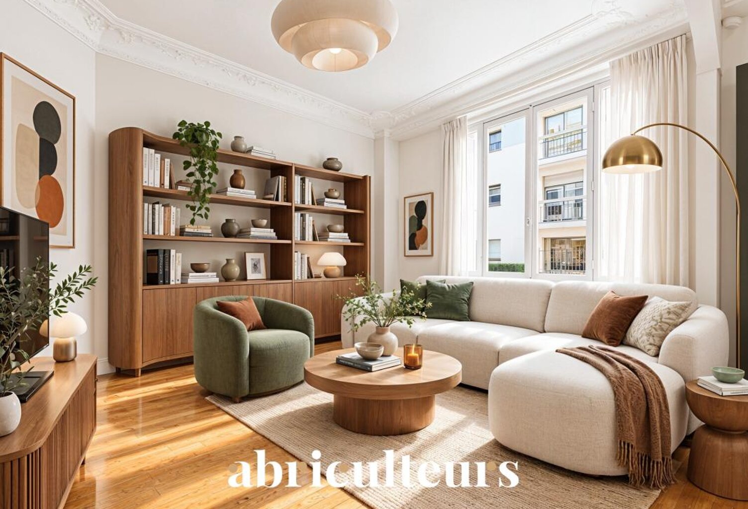 4 pièces au calme sur cour arborée – Charme de l’ancien – Paris 15e Convention – 72 m² — photo 1