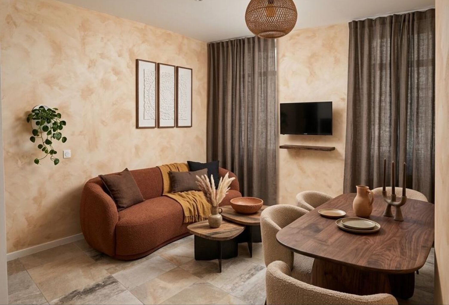 Appartement Type 2 décoré meublé — photo 1