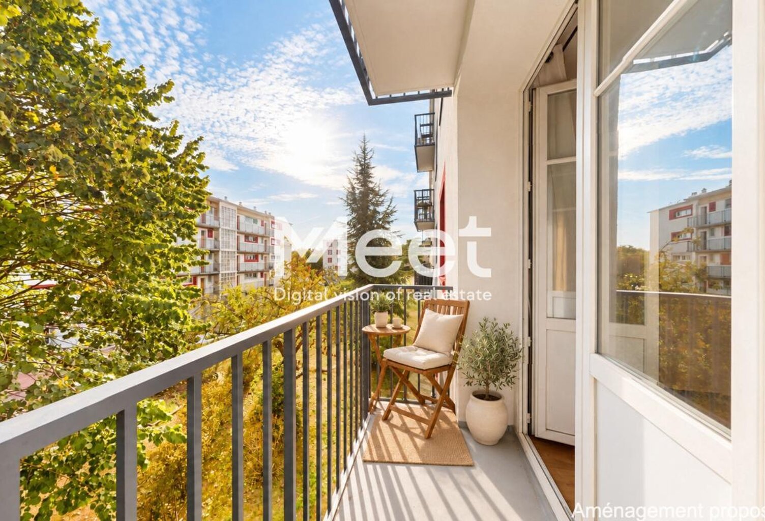 4 pièces - 2 chambres - Balcon - Bon état - Traversant — photo 1