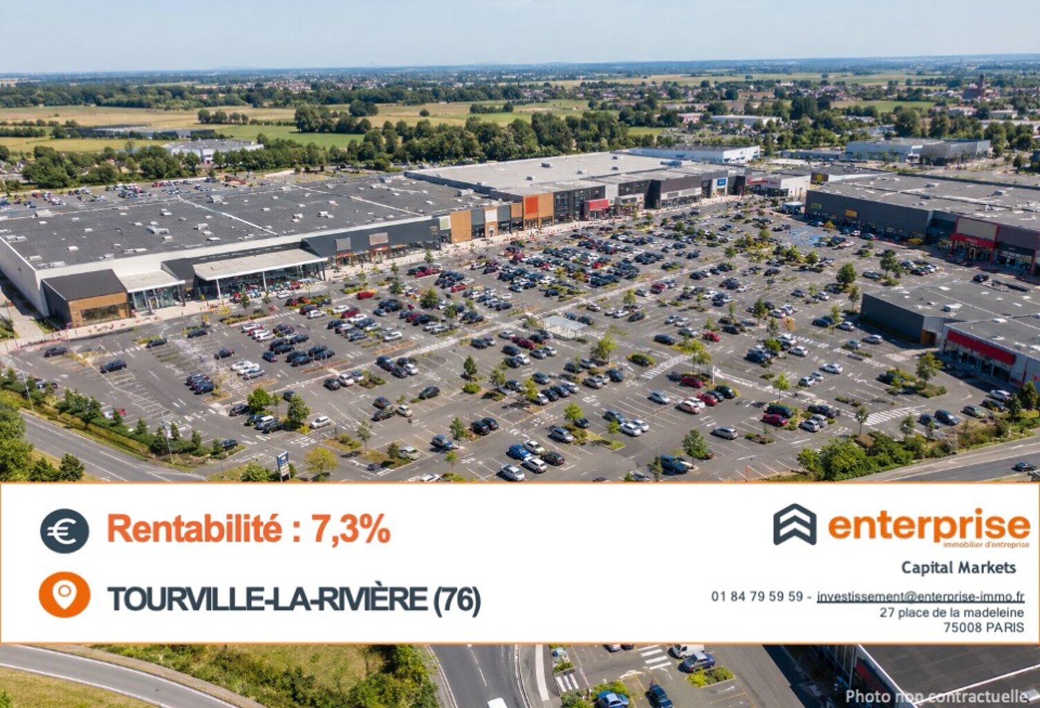 TOURVILLE-LA-RIVIÈRE (76) – LOCATAIRE NATIONAL – RENDEMENT 7,3 % — photo 1