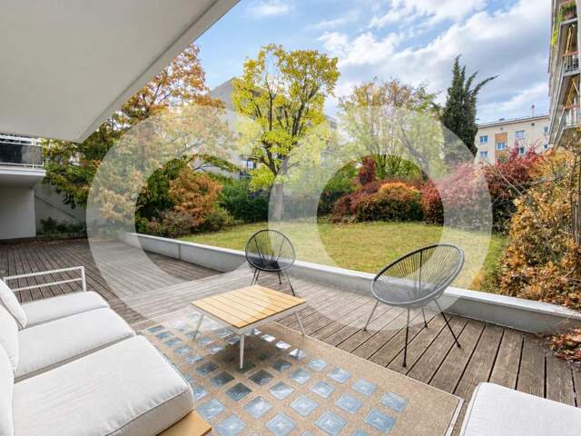 Corpimmo vous propose en exclusivité: A toute proximité du Pont de Saint-Cloud et du métro, nous vous proposons ces bureaux lumineux, traversants avec une belle terrasse privative de 71 m² donnant sur un jardin clos — photo du bien
