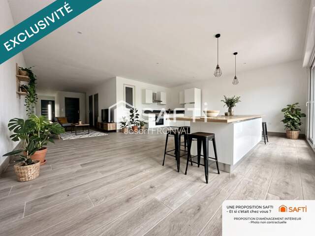 Plain-pied individuel 102 m2 habitable sans travaux — photo du bien
