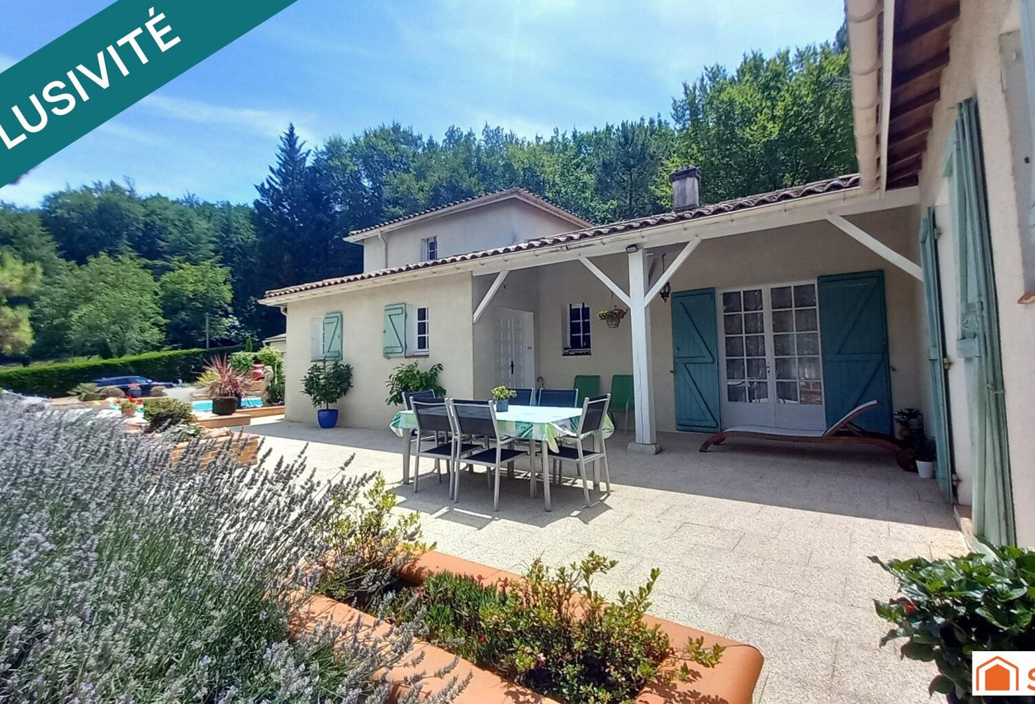 Maison 165m2, 3/4 chambres, piscine, garage, terrain 6033m2 — photo 1