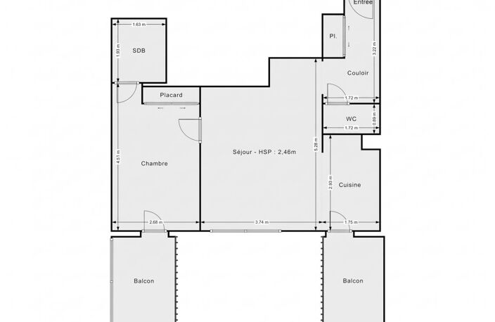 Calme absolu ! Appartement 2 pièces 44 m2 avec terrasses, parking, et cave - Villa des Nymphéas, Paris 20e — photo 3