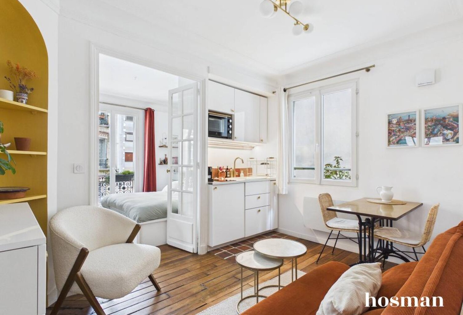 Appartement T2 de 25 m² avec cave – Rue des Cloÿs, Paris — photo 1