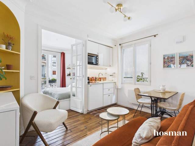 Appartement T2 de 25 m² avec cave – Rue des Cloÿs, Paris — photo du bien