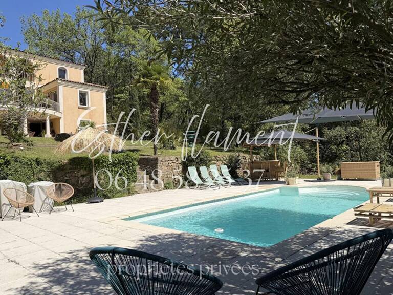 MAISON STYLE RIVIERA 5 CHAMBRES PISCINE FORAGE VUE PANORAMIQUE — photo 1