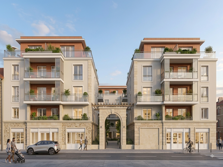 3 PIECES DE AVEC BALCON – L’ÉLÉGANCE D’ENGHIEN & TRANSPORTS — photo 1