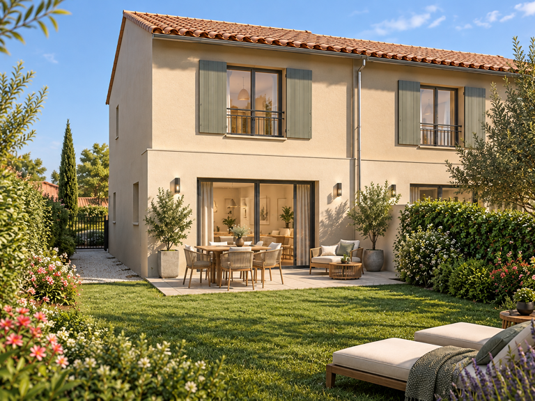 MANOSQUE – T3 DUPLEX AVEC JARDIN – 184 000 € EN TVA RÉDUITE — photo 1