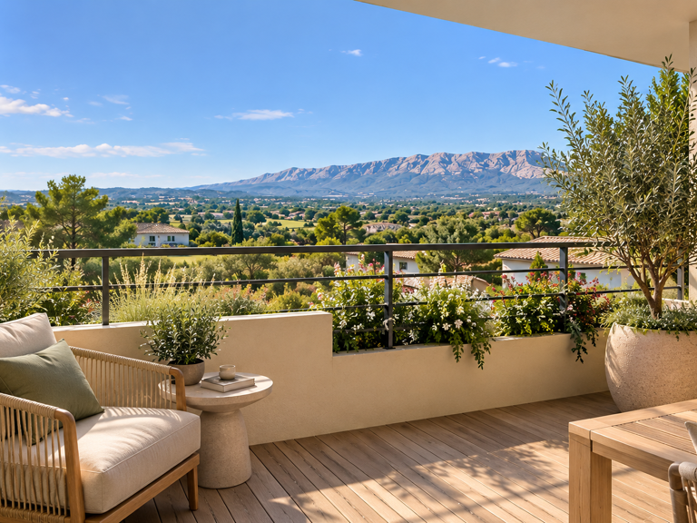 STUDIO 30m² AVEC TERRASSE - VUE DEGAGEE A COUTERON — photo 1