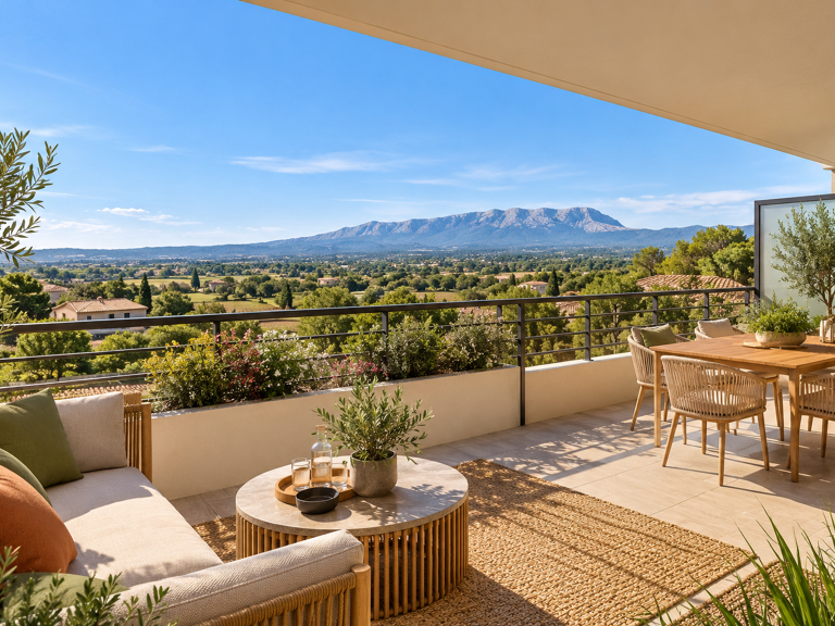 - GRAND T3 TRAVERSANT - VUE SAINTE VICTOIRE - COUTHERON — photo 1