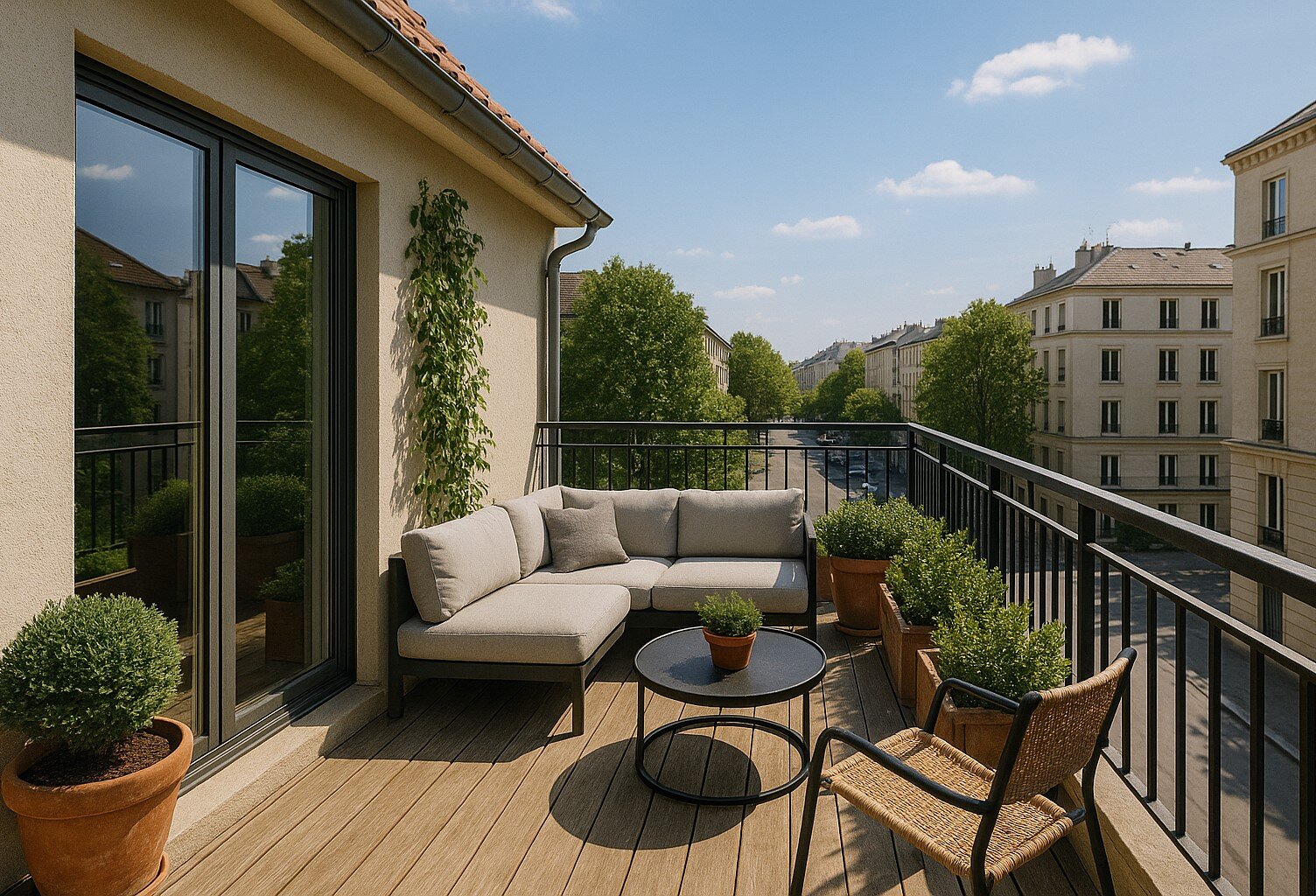 PROCHE CENTRE VILLE – MAGNIFIQUE 3P BIEN AGENCÉ DE 60M² AVEC GRANDE TERRASSE DE 17M² — photo 1