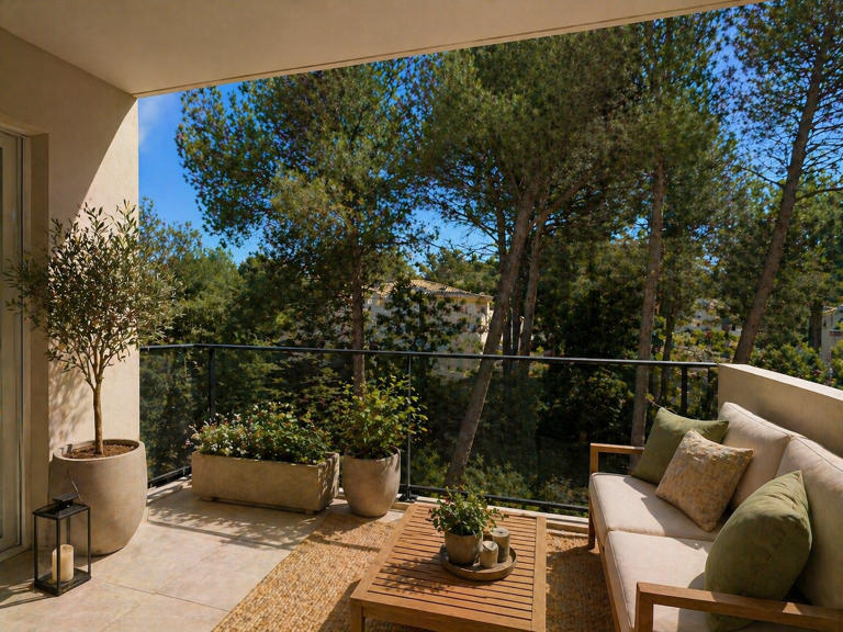 Appartement T2 avec terrasse sur les hauteurs de la ville d'aix à 800m du centre ville — photo 1