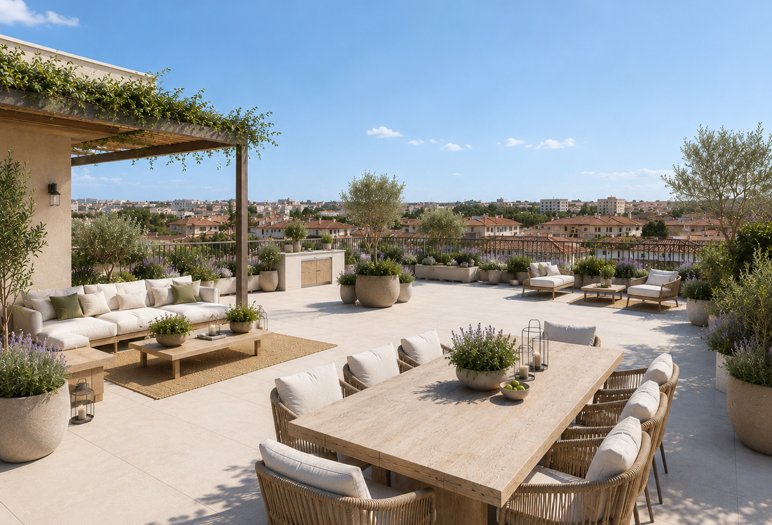- BIEN D'EXCEPTION - 5P DE 110M² EN DERNIER ETAGE AVEC TERRASSE DE 160M² — photo 1