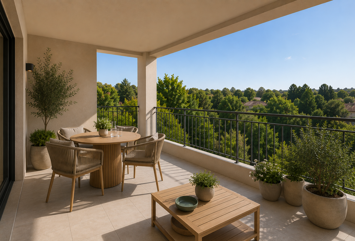- T4 de 82 m² avec terrasse et parking aux portes d'Aix-en-Provence — photo 1