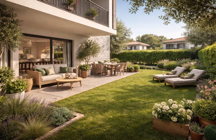 -T2 avec jardin 75 m² – Rare à Aix — photo 5