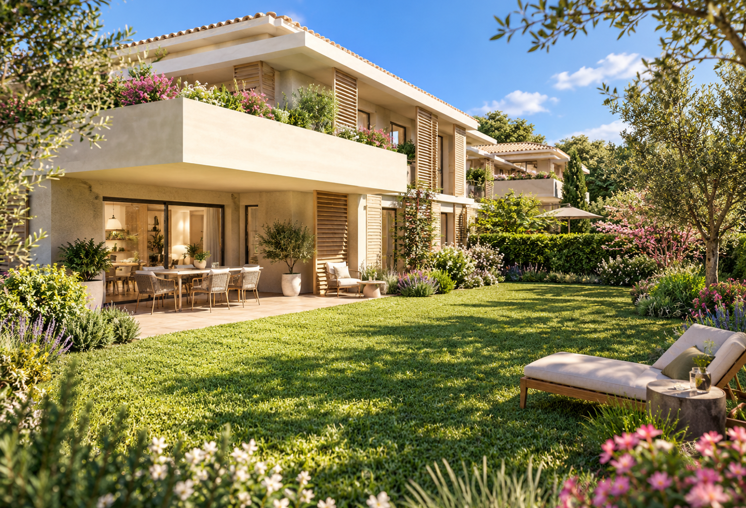 - T2 AVEC GRAND JARDIN LIVREE - CENTRE D'AIX A PIED — photo 1